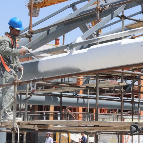 اجرای رنگ ضد حریق