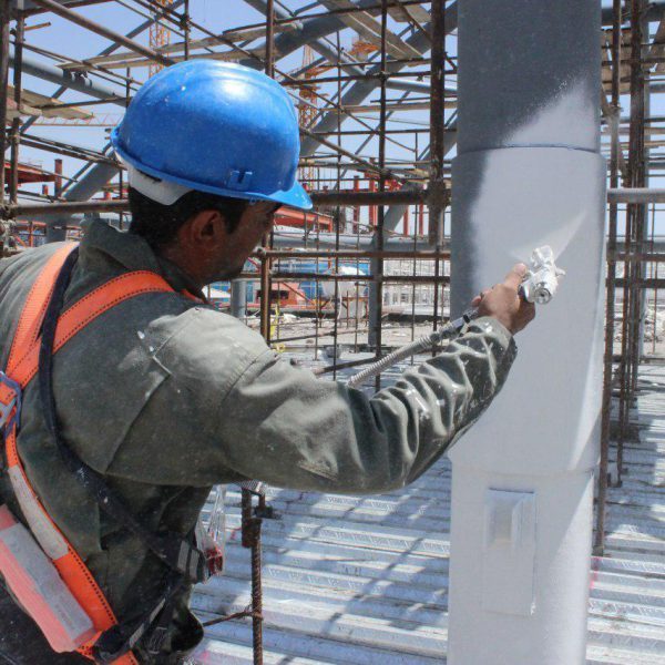 اجرای رنگ ضد حریق